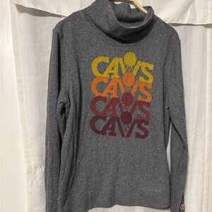 HOMAGE Gray Turtleneck CAVS Sweater